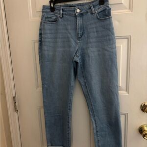 Ann Taylor Light Wash Straight Leg Jeans